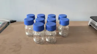 10 Frascos Laboratorio 100ml ISO