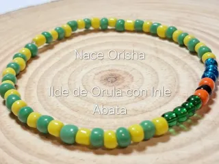 Ilde de Orula con Inle Abata. Santería