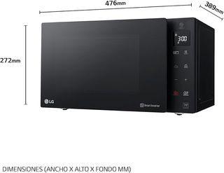 Microondas LG MH6535GIB Grill 1000W Negro
