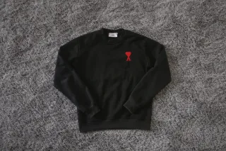 Sudadera AMI Paris Negra