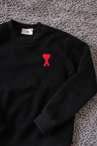 Sudadera AMI Paris Negra