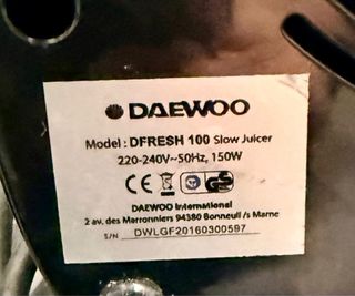 Licuadora Daewoo Fresh 100