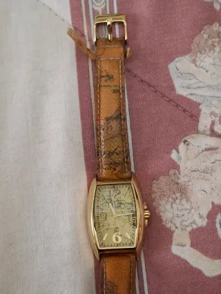 Orologio donna Prima Classe oro e cuoio