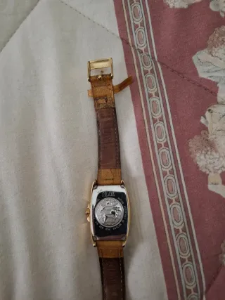 Orologio donna Prima Classe oro e cuoio