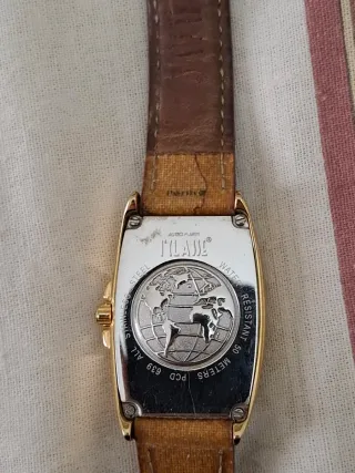 Orologio donna Prima Classe oro e cuoio