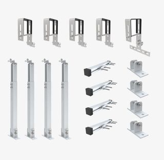 NuaSol Soporte planta de balcones 2 módulos solare