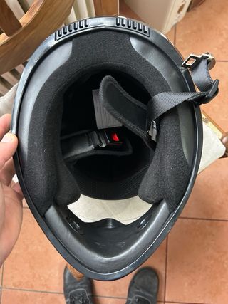 Casco integrale XL nero verde