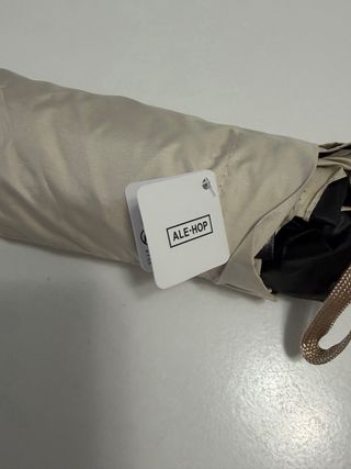 Mini Paraguas Beige y negro