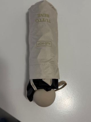 Mini Paraguas Beige y negro