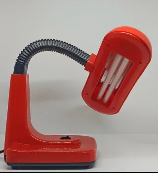 Flexo vintage naranja y negro