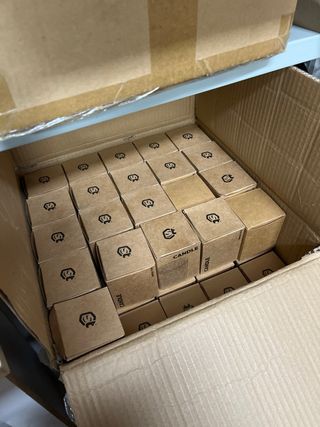 Cajas de velas de vidrio con tapa de bambú