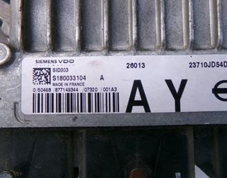 Nissan s180033104 centralita motor qashqai 110417