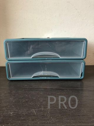 2 Cassetti in plastica impilabili