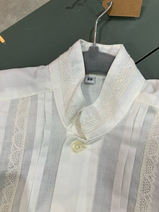 Camisa fallero niño blanca