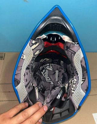 Casco cross Just1 con maschera 100% L