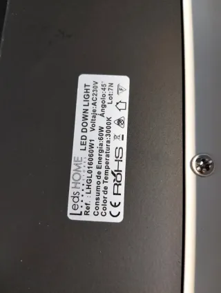 Foco LED Orientable 60W (3x20W)