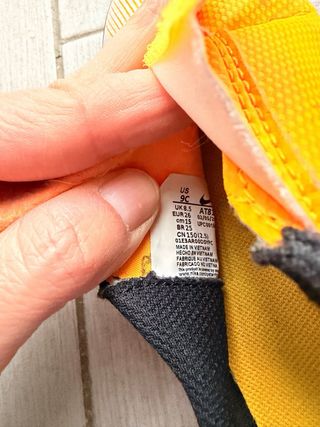 Botas de fútbol Nike Talla 26 Naranja