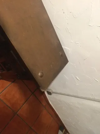 Mueble recibidor castellano madera