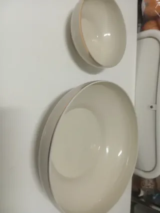 Lote de 9 platos,sopera,ensaladera,cuencos nuevos