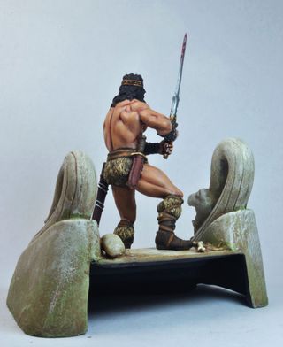 Figura en miniatura Conan Guerrero