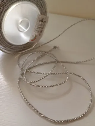 Nastro corda argento