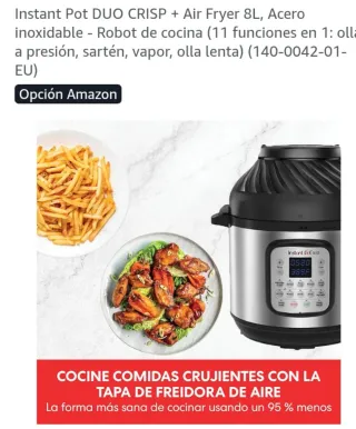 Instant Pot Duo Crisp+Air Fryer 8L