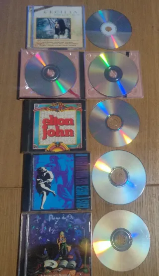 15 CDs Rock PRECIO REAL SEGUN 3 Plataformas ?duda?