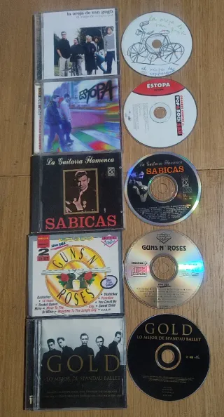 15 CDs Rock PRECIO REAL SEGUN 3 Plataformas ?duda?