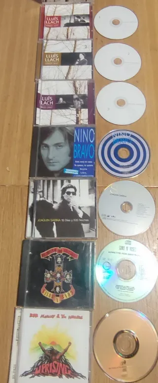 15 CDs Rock PRECIO REAL SEGUN 3 Plataformas ?duda?