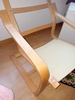 Estructura Sillón Poäng Ikea Madera