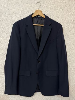 Traje Zara Man Azul Marino