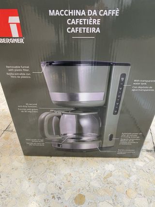 Cafetera Bergner 1000W 1.5L