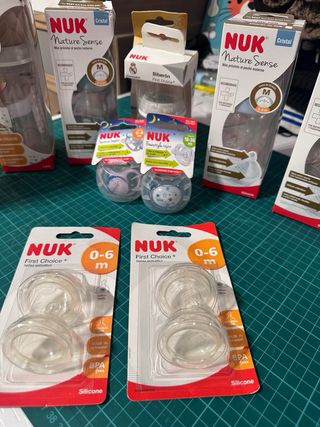 Lote Biberones y Chupetes Nuk
