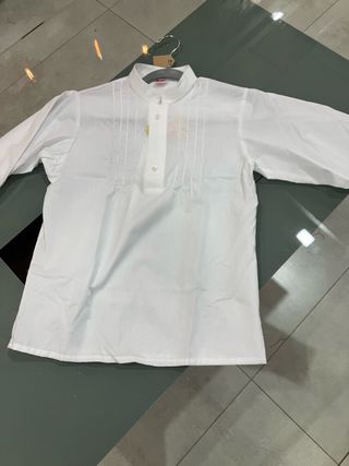Camisa fallero niño blanca