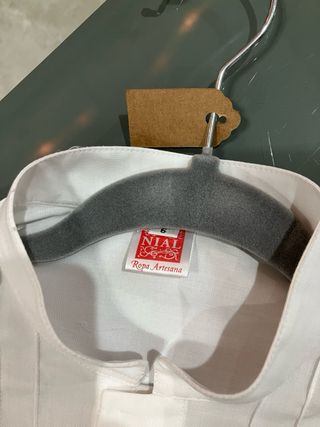 Camisa fallero niño blanca