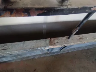 Puerta corredera de forja