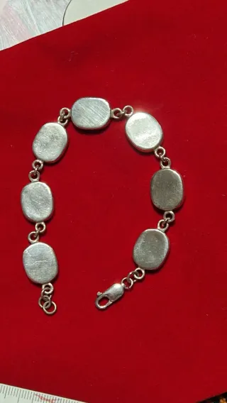 Pulsera Plata con Piedras Multicolor