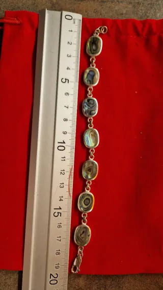 Pulsera Plata con Piedras Multicolor