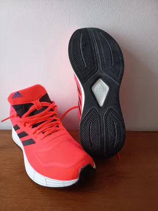 Zapatillas Adidas Duramo 10 Naranja y Negro