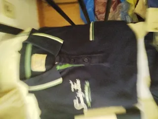 Camisa Polo Azul y Verde