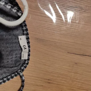 Vestido cuadros blanco y negro Talla 13 años 158cm