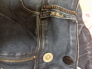 Pantalones vaqueros mujer con cremallera