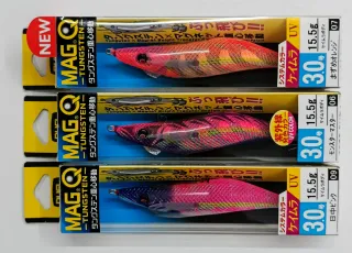 3 señuelos Eging MAG-Q Tungsten 3.0