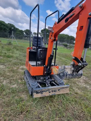 Cambio con un tractor mediano