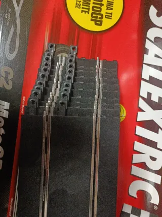 Scalextric 10 Rectas 350mm 1/32
