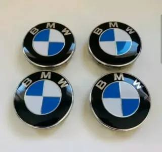 4 TAPAS BUJE CENTRO RUEDA LLANTA ORIGINAL BMW 68MM