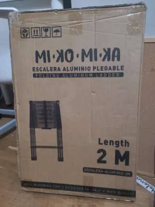 Escalera telescópica 2m