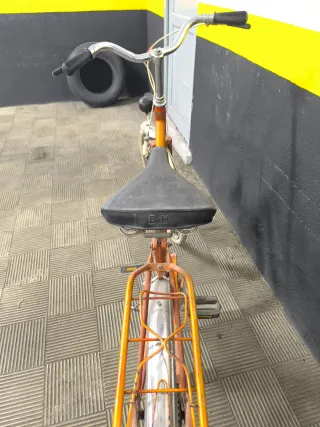 Bicicleta de mujer naranja