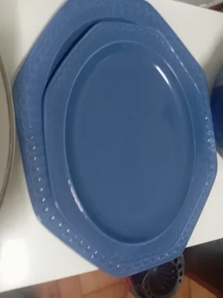 Lote 2 ensaladeras y olla sopera porcelana