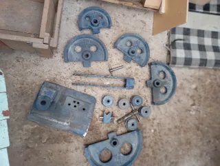 Curvadora de tubos de acero